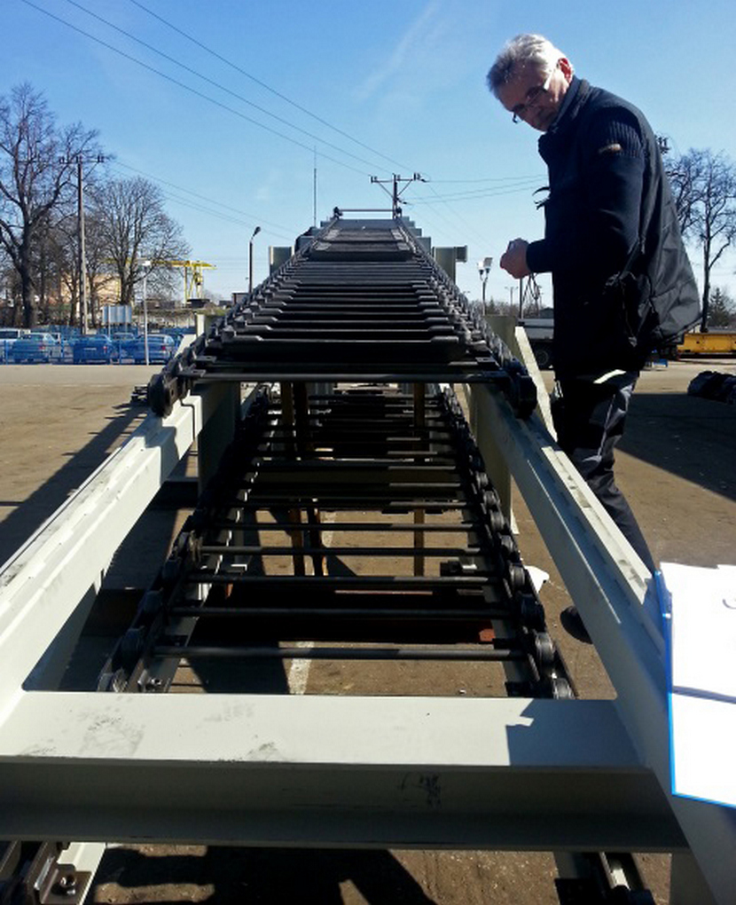 Gießband für Kupfermasseln